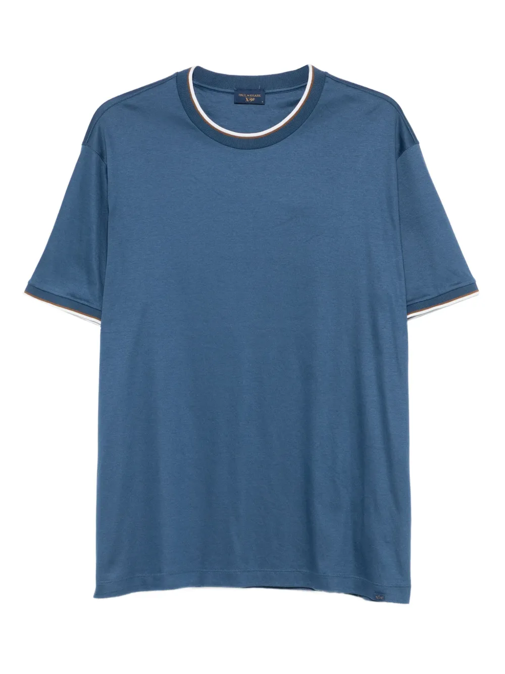 Paul & Shark クルーネック Tシャツ - ブルー Paul & Shark クルーネック Tシャツ - ブルー