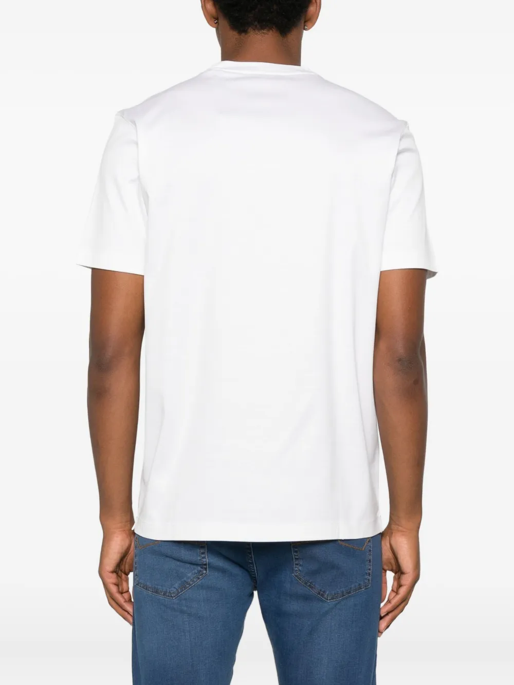 Paul & Shark Logo-print Cotton T-shirt In White