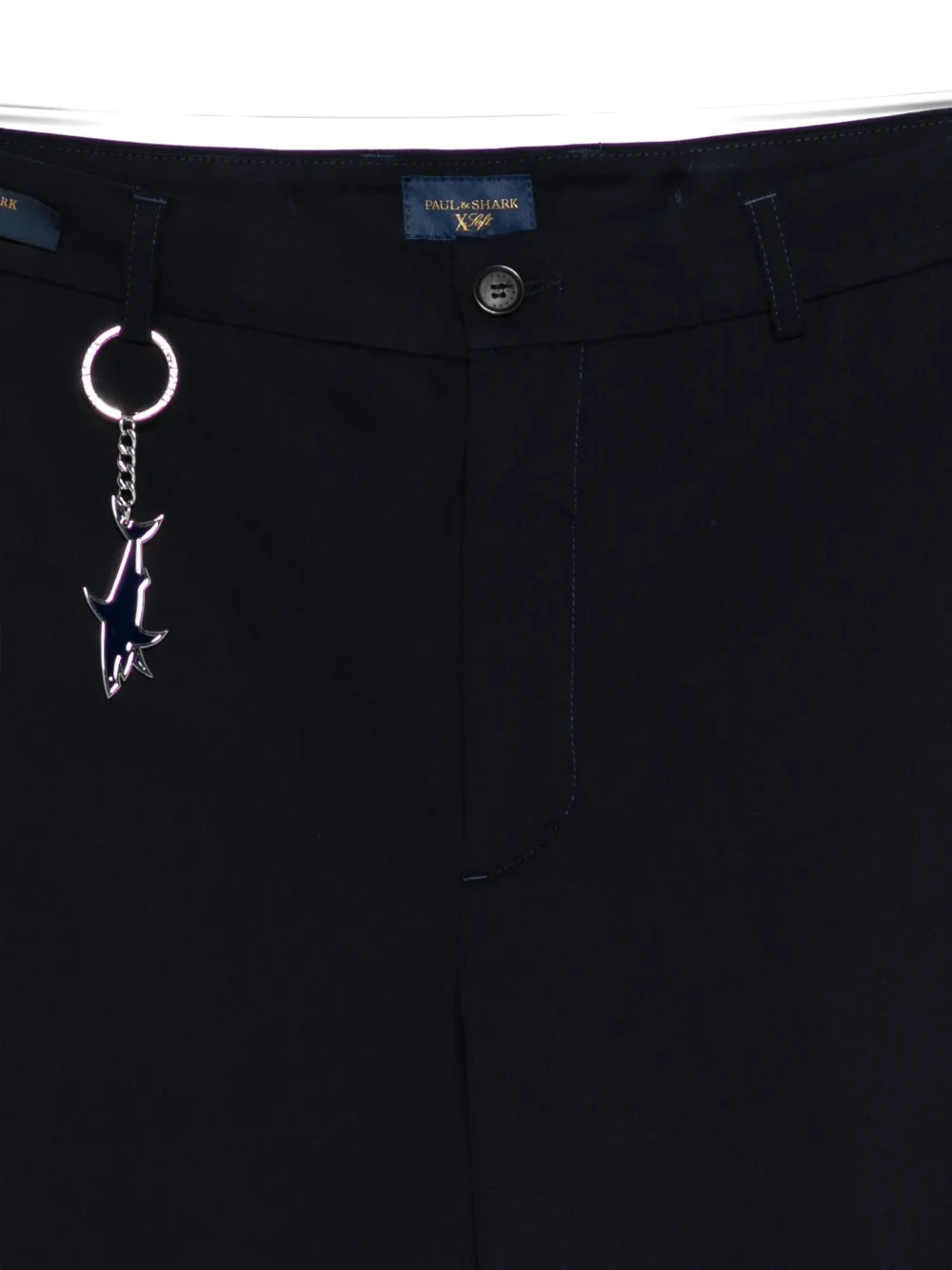 Paul & Shark Shark-keychain Shorts In Black