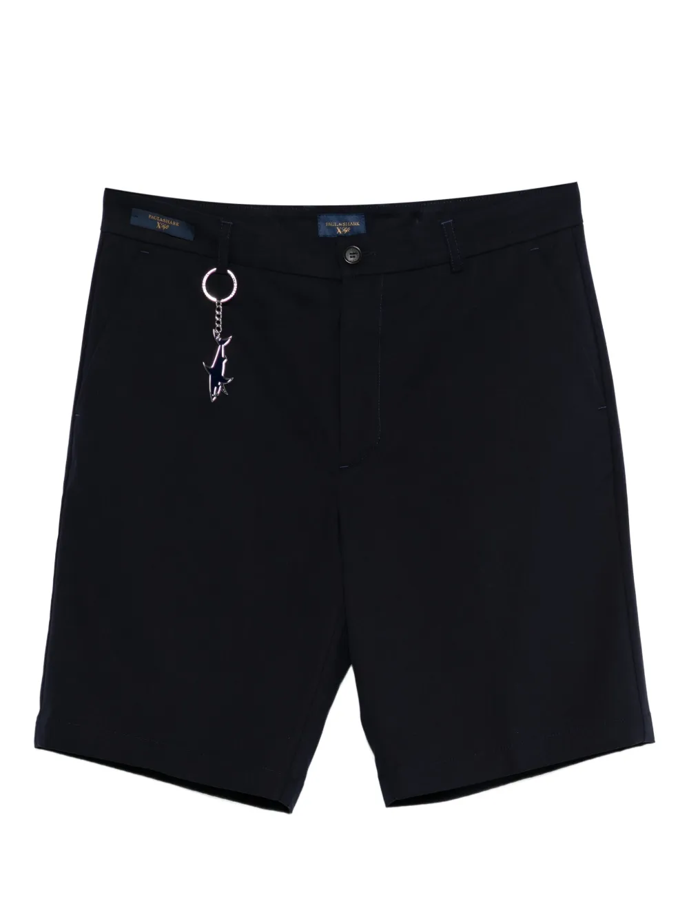 Paul & Shark シャークキーチェーン ショートパンツ - ブラック Paul & Shark シャークキーチェーン ショートパンツ - ブラック