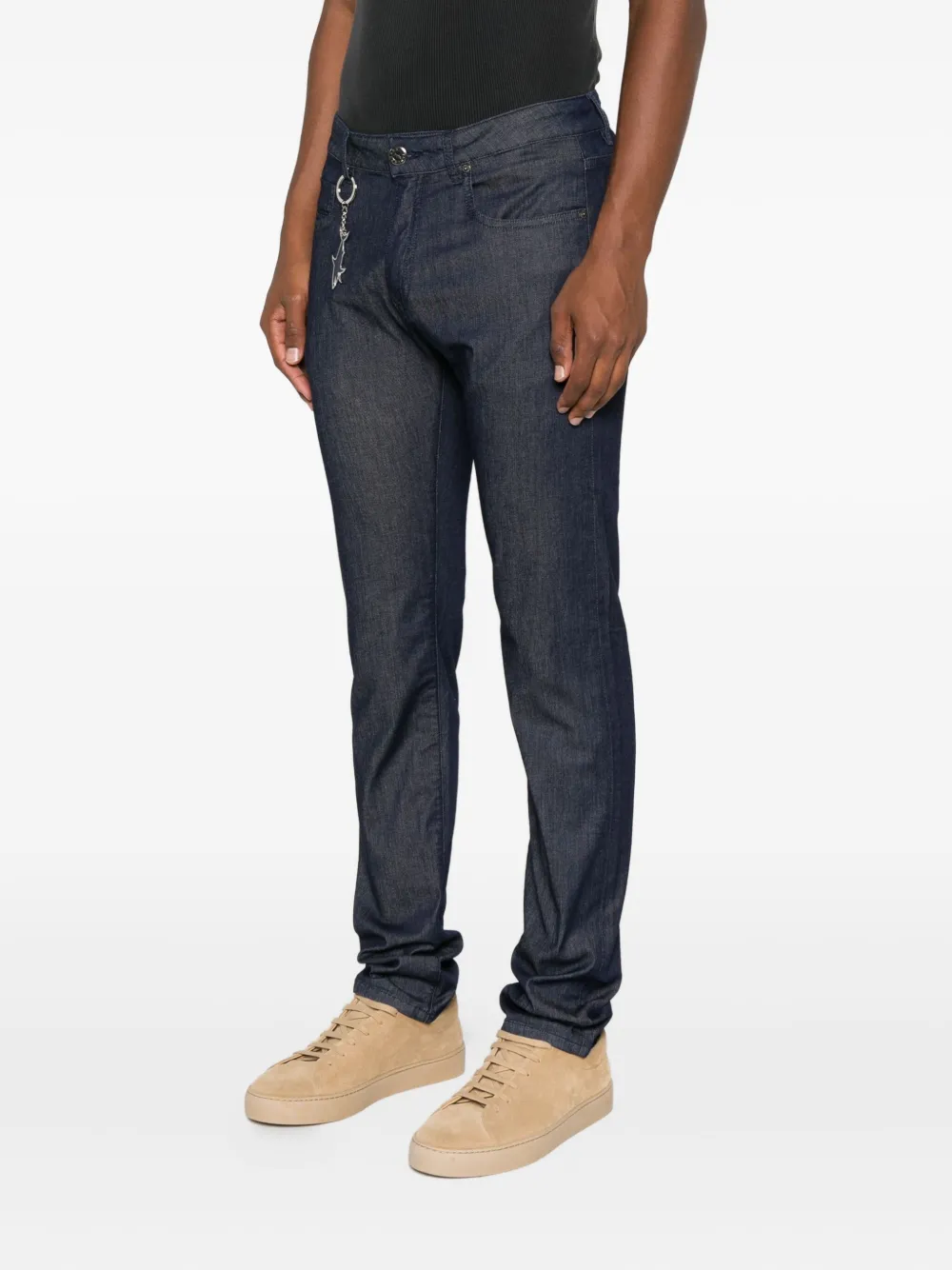 Paul & Shark Shark-keychain Jeans In Blue