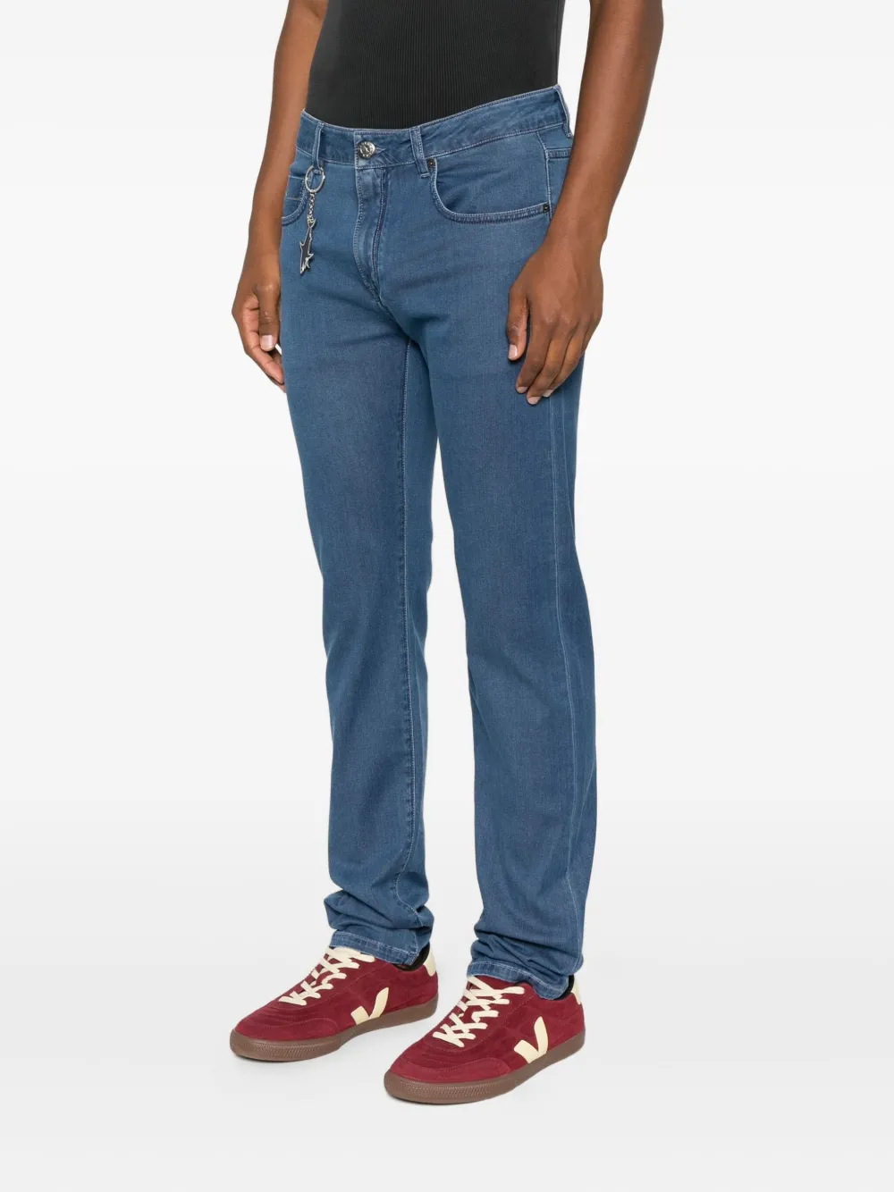 Paul & Shark Shark-keychain Jeans In Blue