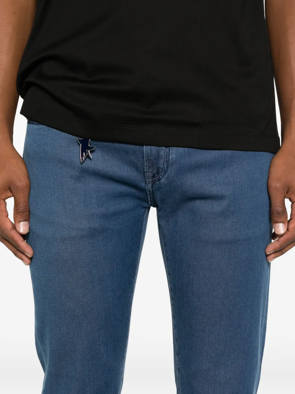 Paul & Shark Shark-keychain Jeans In Blue