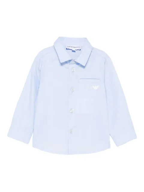 Emporio Armani Kids embroidered-detail shirt