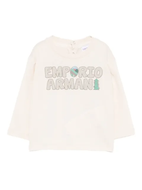 Emporio Armani Kids t-shirt à logo imprimé