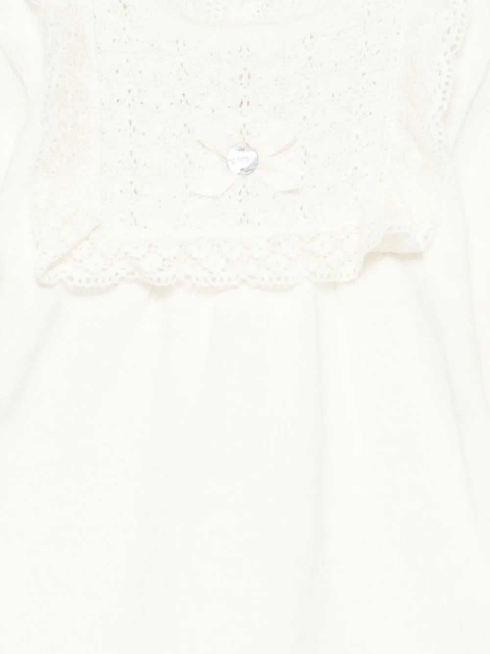 Paz Rodriguez Jurk met kant Beige