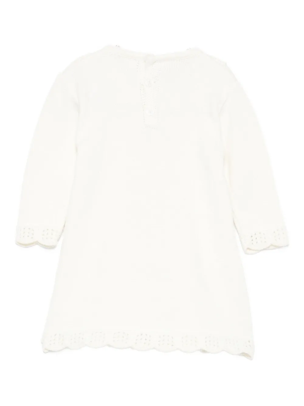 Paz Rodriguez Jurk met kant Beige