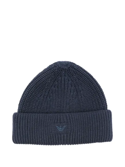 Emporio Armani Kids gorro con logo bordado