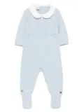 Paz Rodriguez Peter Pan-collar wool pajamas - Blue