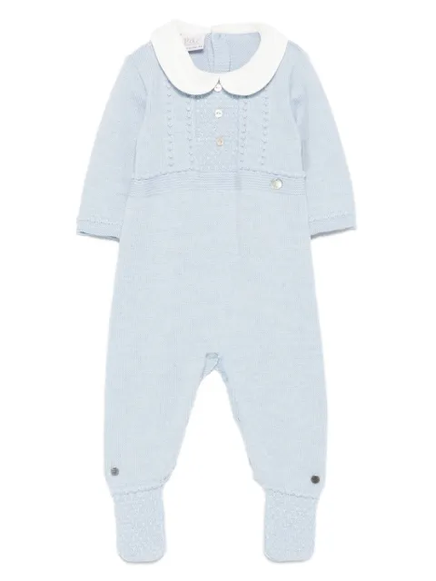 Paz Rodriguez Peter Pan-collar wool pajamas