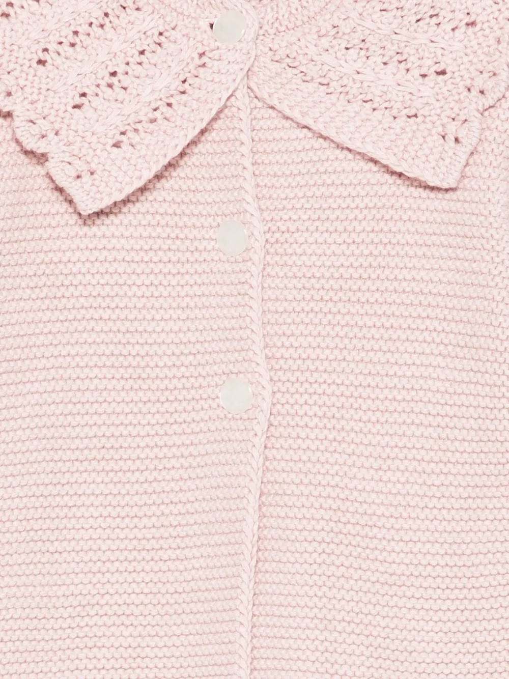 Paz Rodriguez Gebreid vest met gewelfde kraag Roze