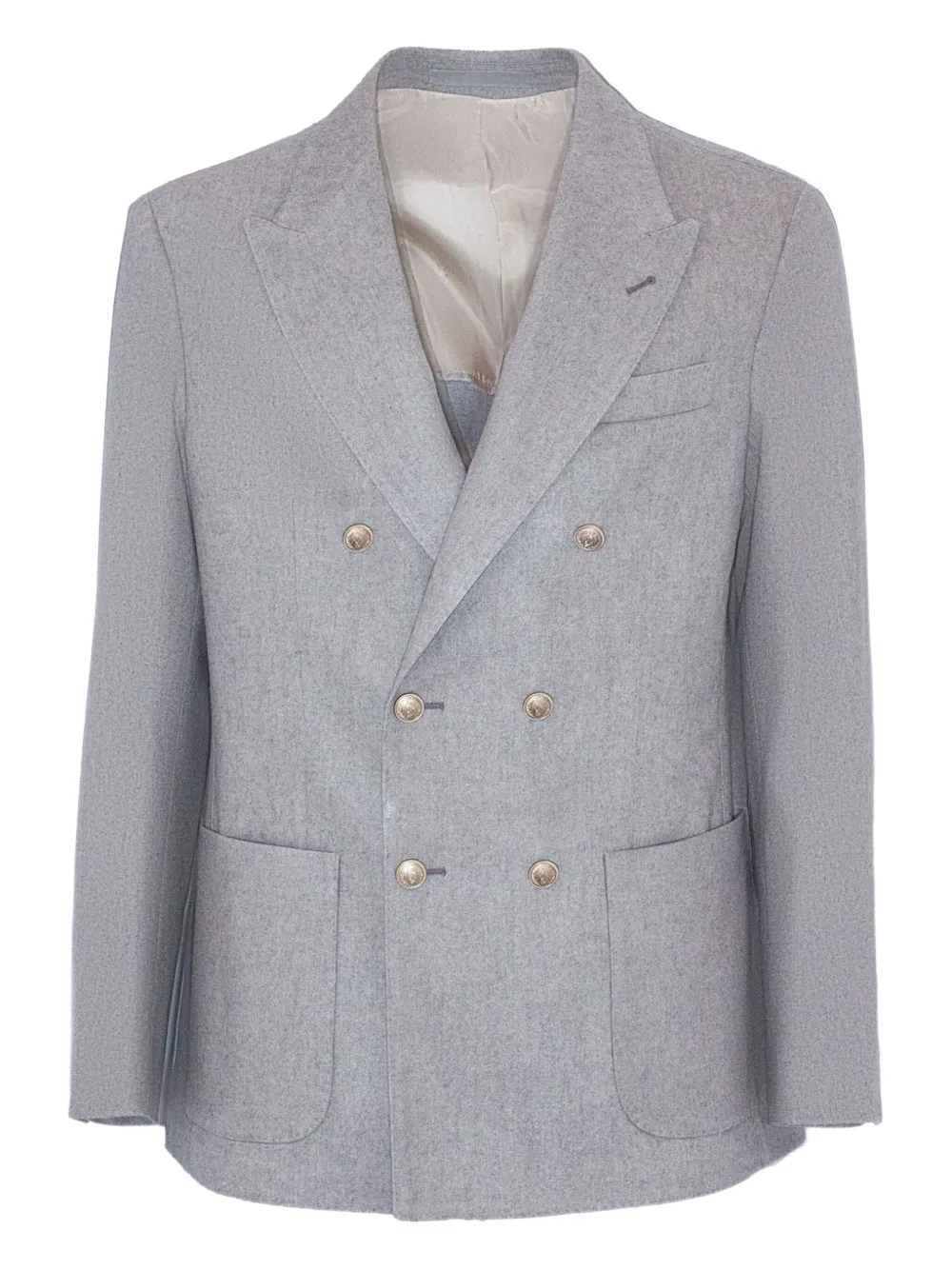 Eleventy Blazer met puntige revers Grijs