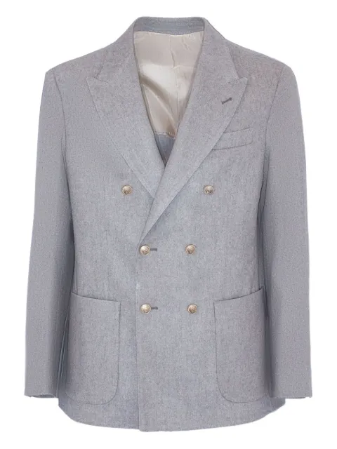 Eleventy peak-lapel double-breasted jacket