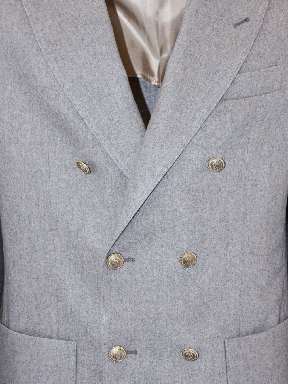 Eleventy Blazer met puntige revers Grijs