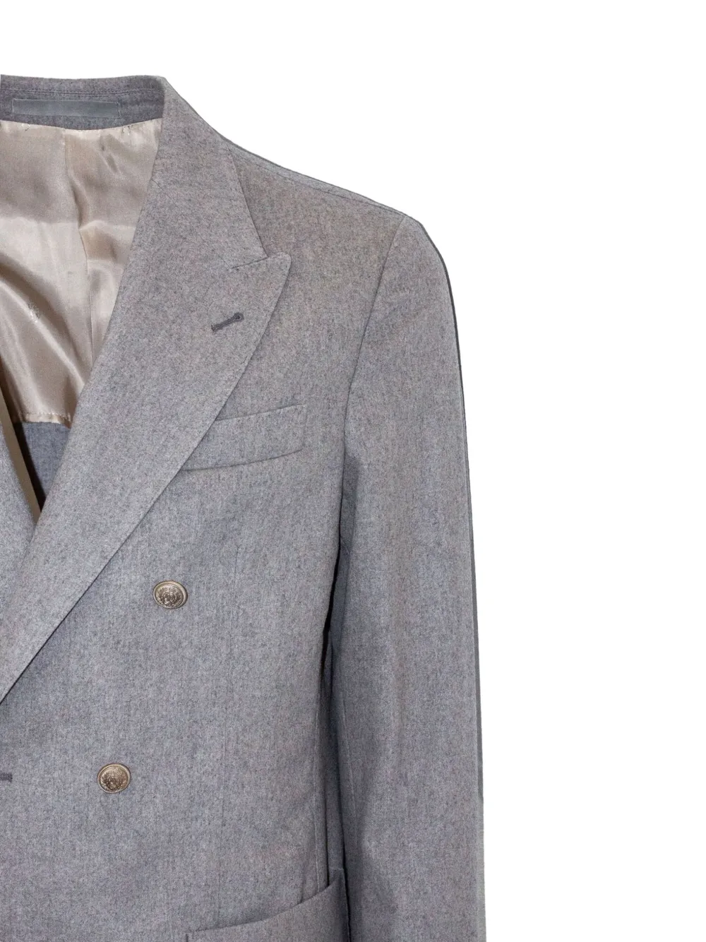 Eleventy Blazer met puntige revers Grijs