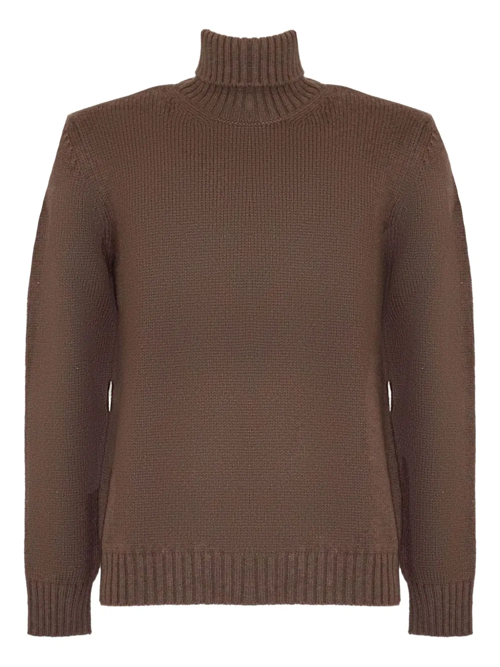 Eleventy turtleneck ribbed-trim sweater Bruin