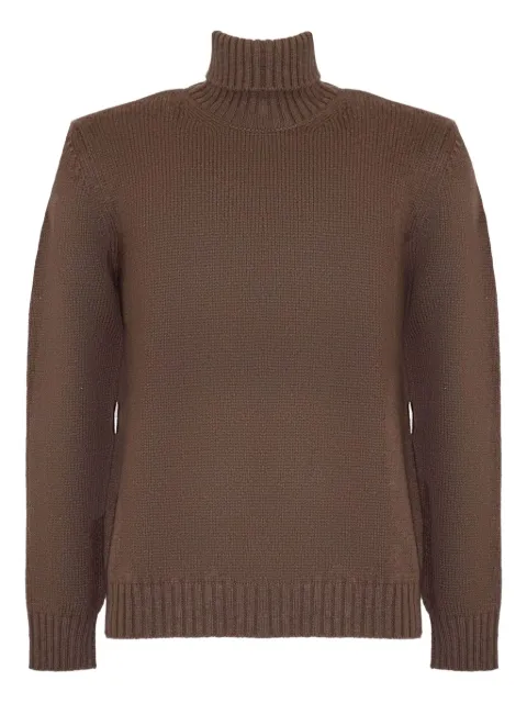 Eleventy turtleneck ribbed-trim sweater