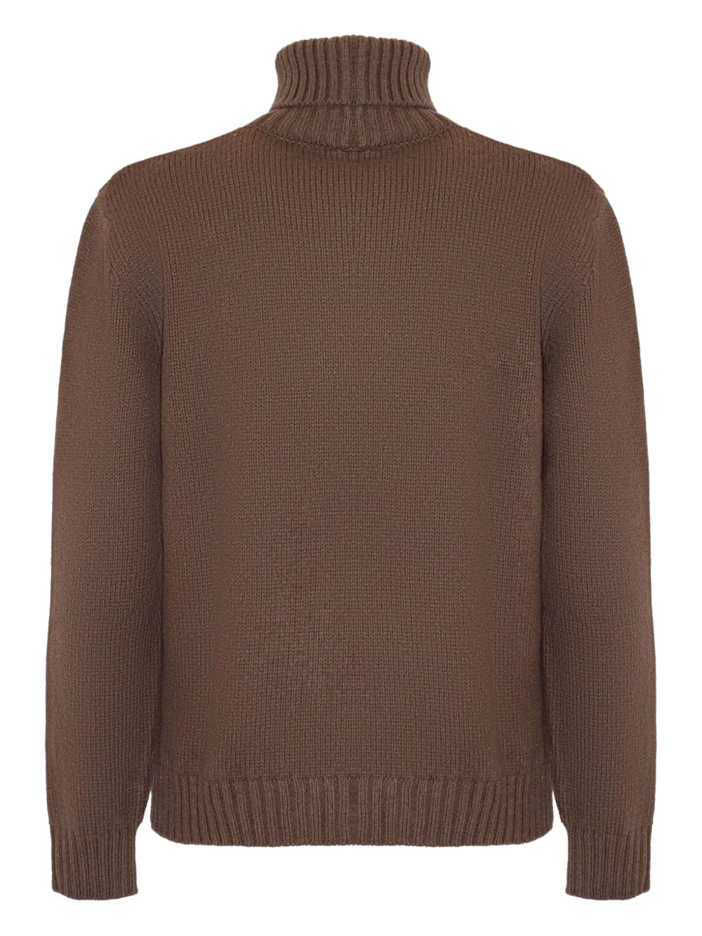 Eleventy turtleneck ribbed-trim sweater Bruin