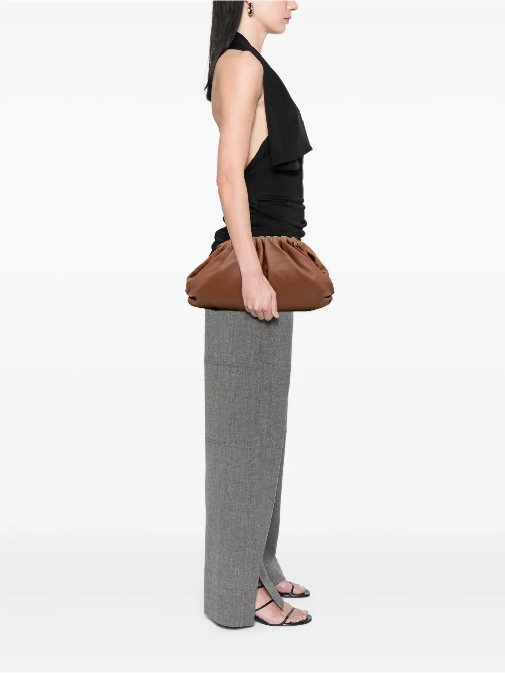 Bottega Veneta Pre-Owned 2012-2025 Lambskin The Pouch clutch bag | Pre-Owned | Image 2