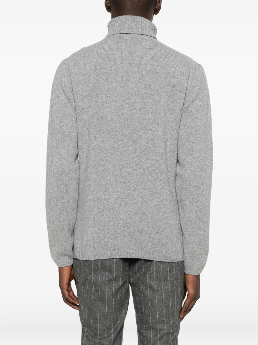 Daniele Fiesoli turtleneck long-sleeve sweater Grijs