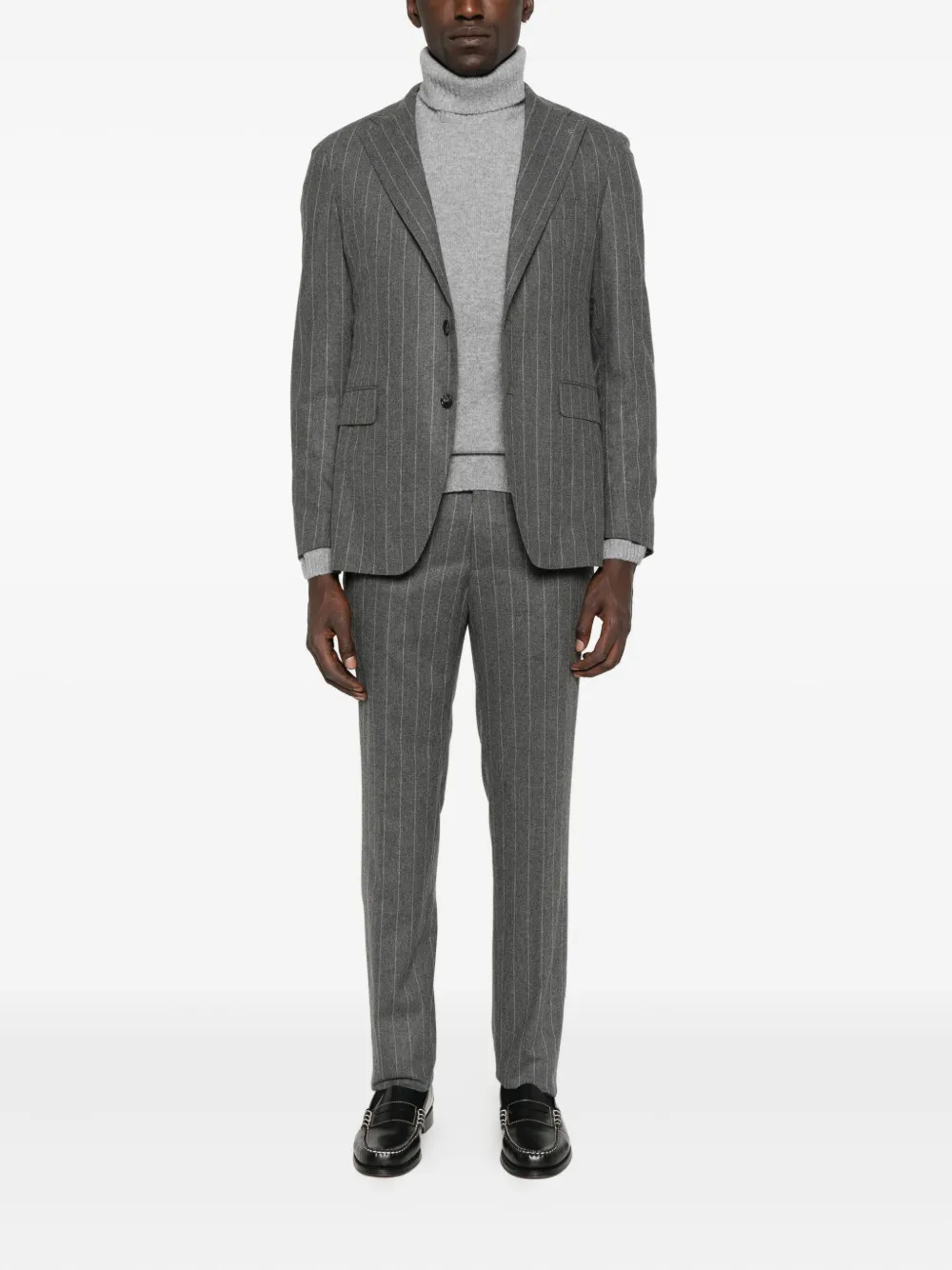 Daniele Fiesoli turtleneck long-sleeve sweater Grijs