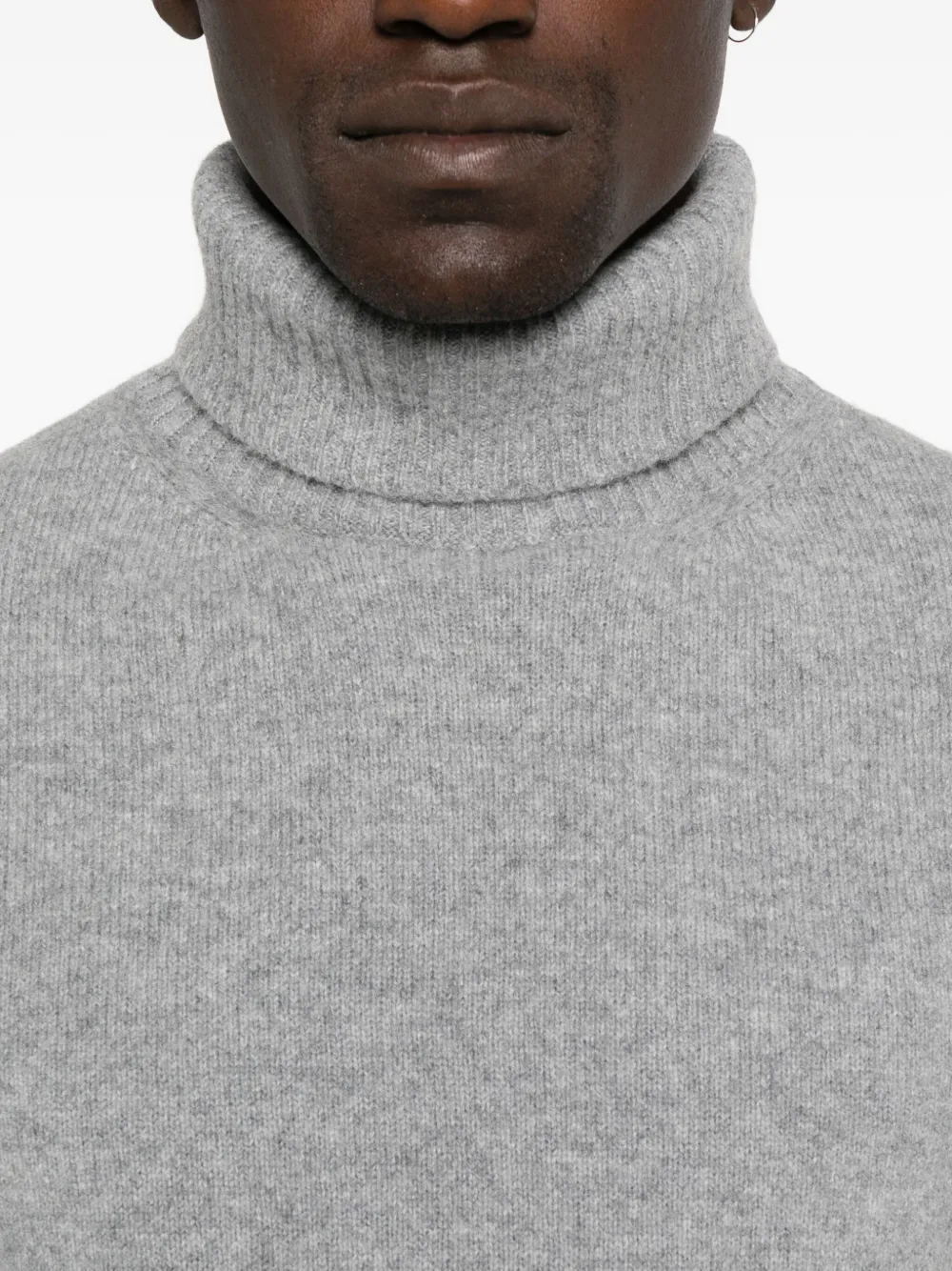 Daniele Fiesoli turtleneck long-sleeve sweater Grijs