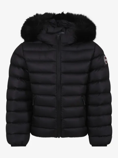 Colmar Kids hooded fur-trimmed padded jacket