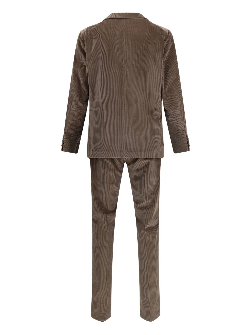 Tagliatore corduroy two-button suit Bruin