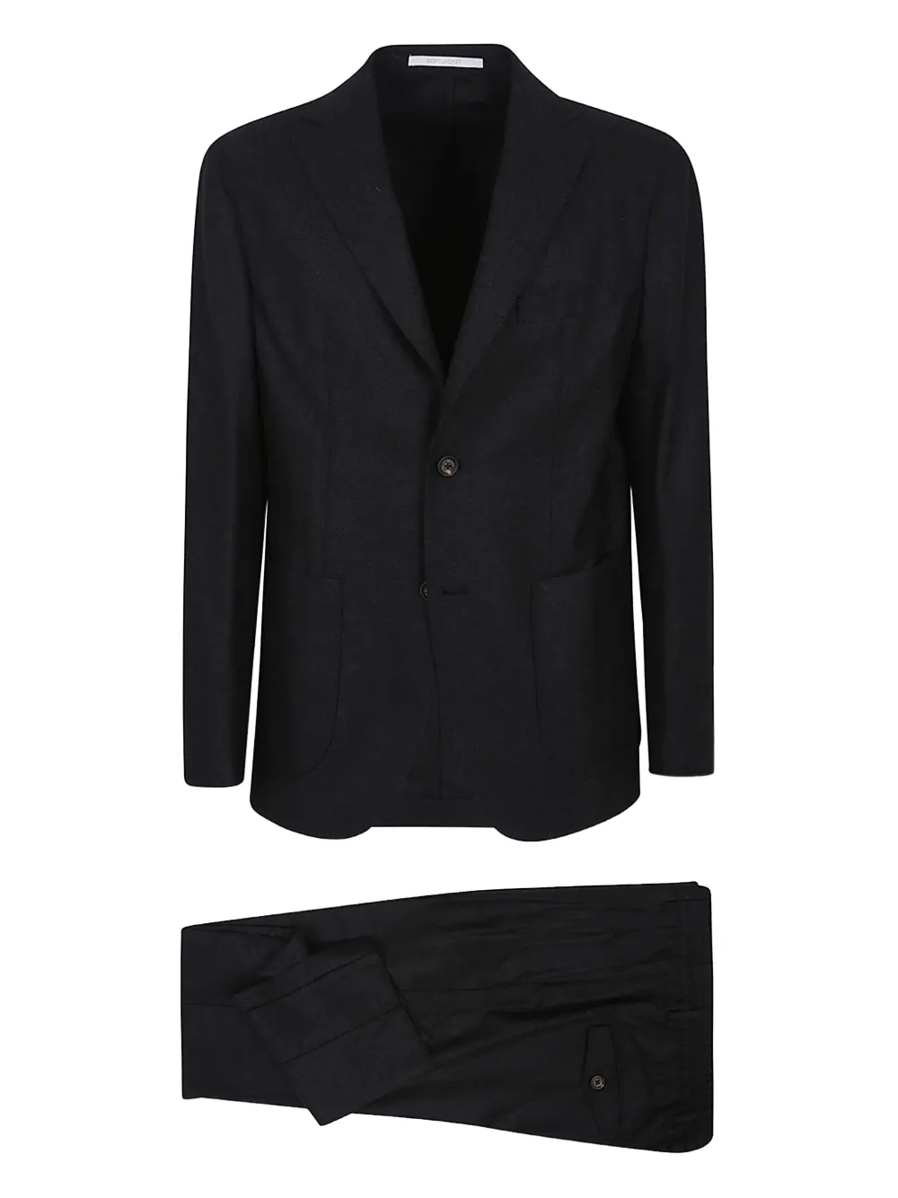 Eleventy drawstring single-breasted suit | Black | Image 1