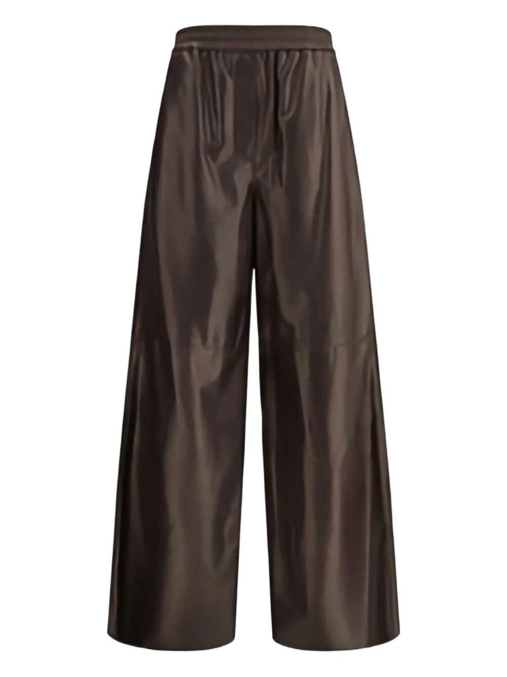 Giorgio Armani elasticated wide-leg trousers Bruin