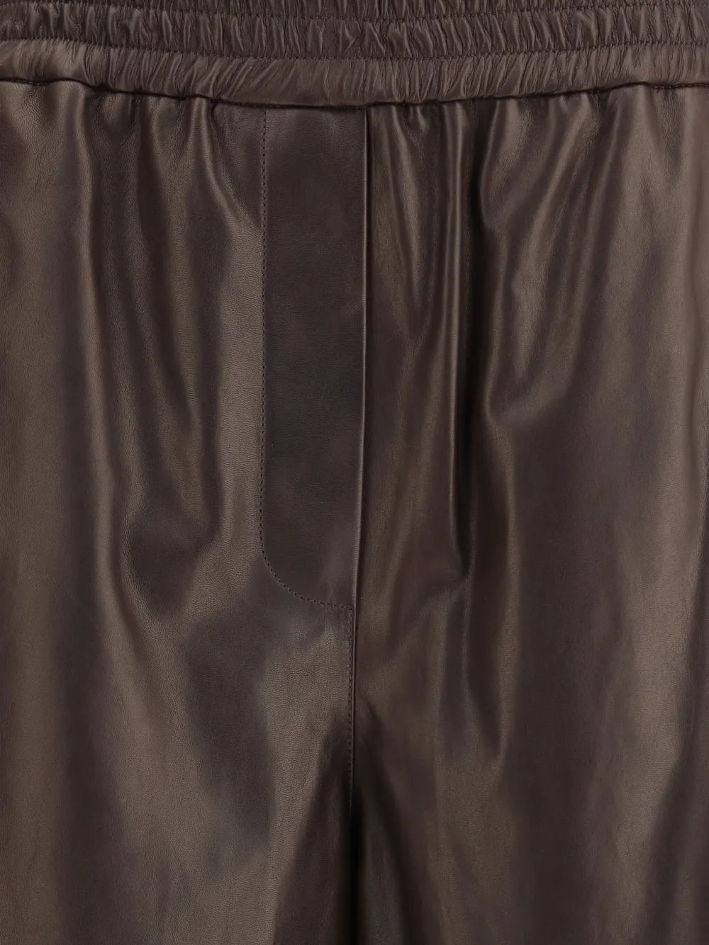 Giorgio Armani elasticated wide-leg trousers Bruin