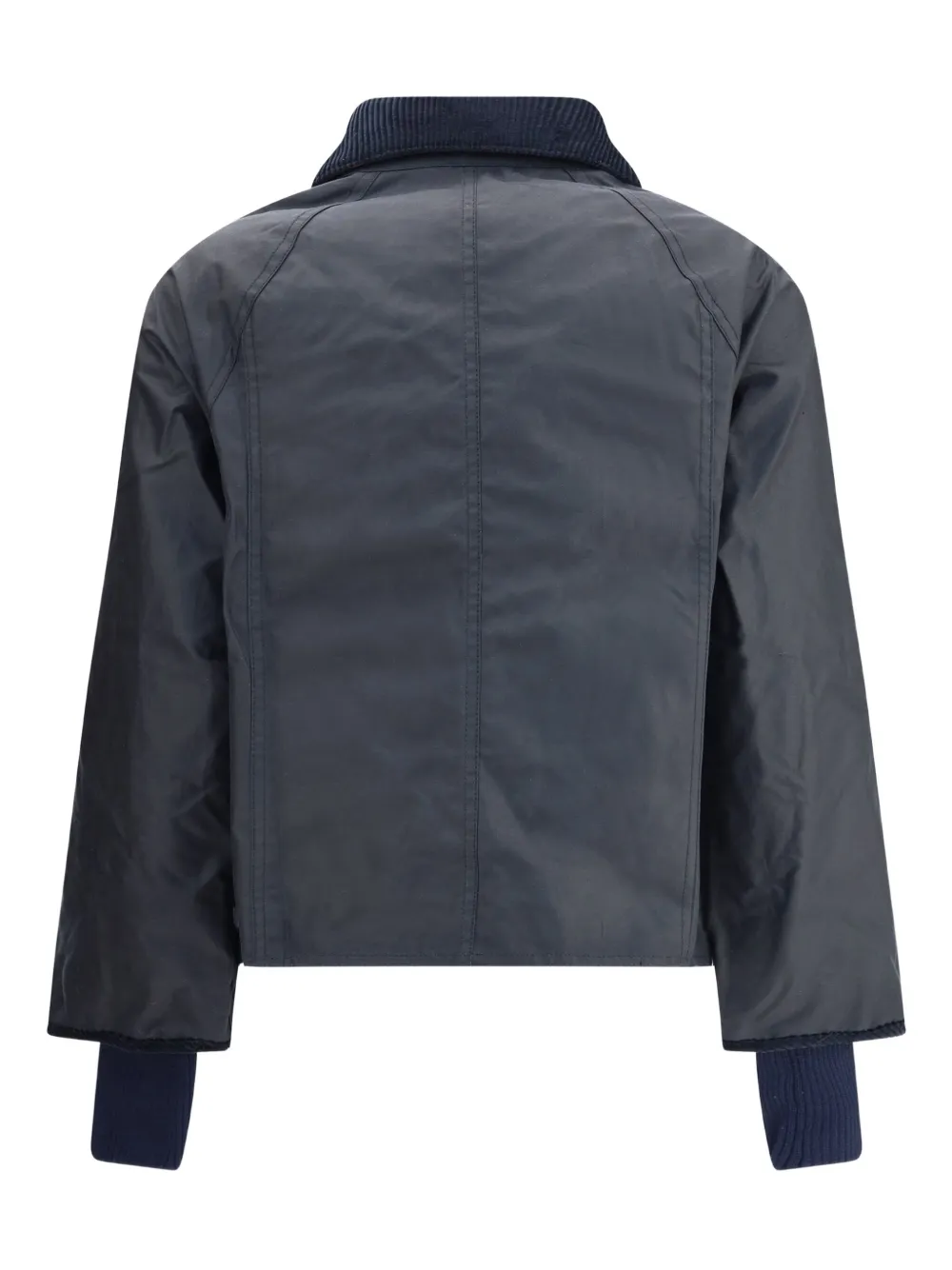 Barbour Corduroy-collar Jacket In Blue