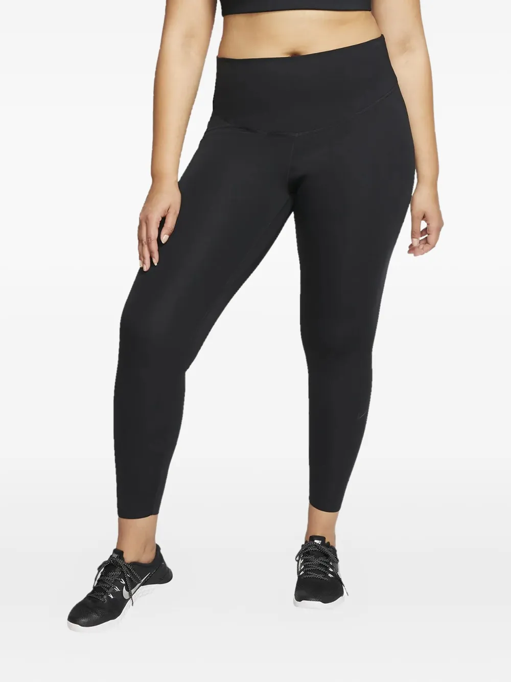 Nike One Luxe mid-rise leggings Zwart
