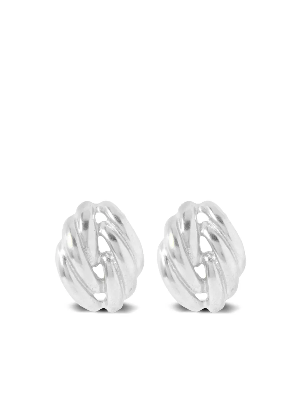 YSSO mini Clos stud earrings | Silver | Image 1