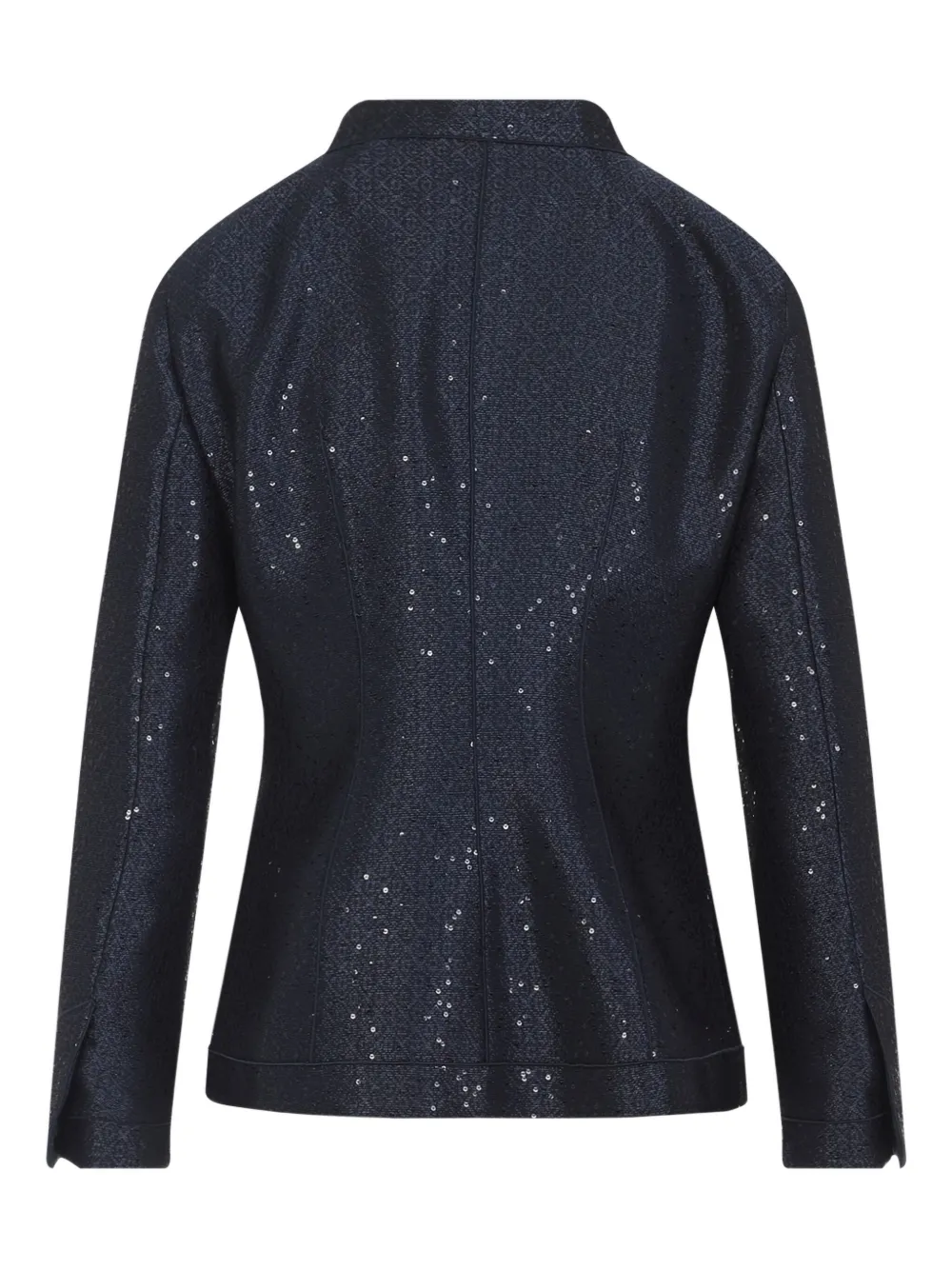 Giorgio Armani Jack verfraaid met pailletten Blauw