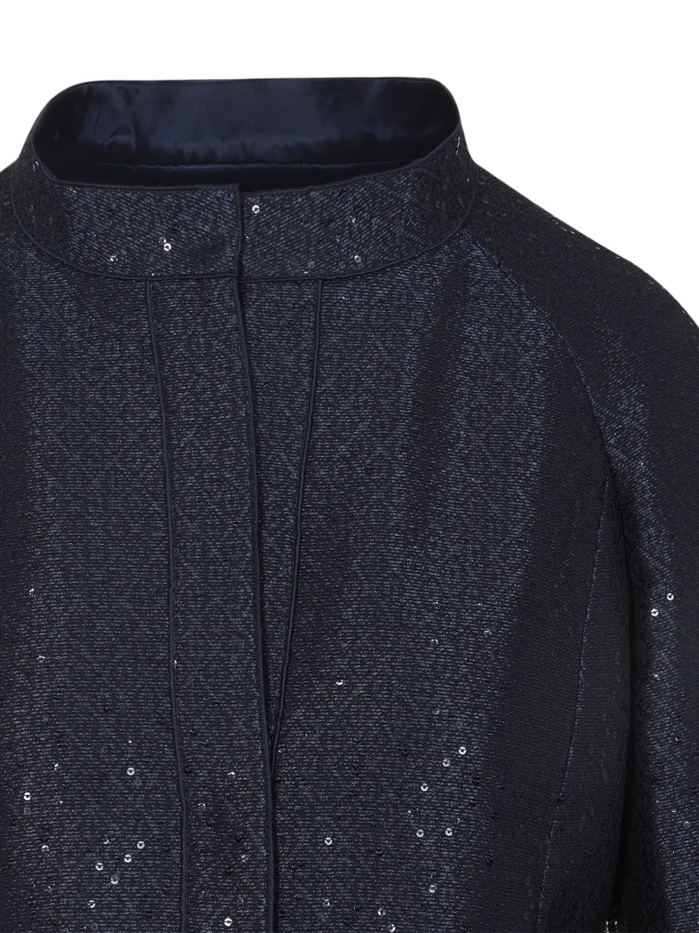 Giorgio Armani Jack verfraaid met pailletten Blauw