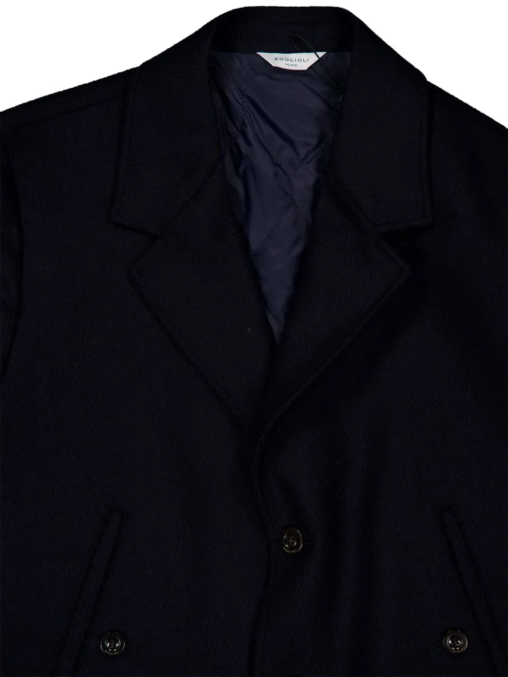 Boglioli Blazer met enkele rij knopen Blauw