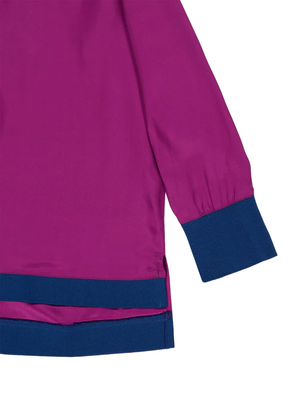 PAULA Blouse met V-hals Paars