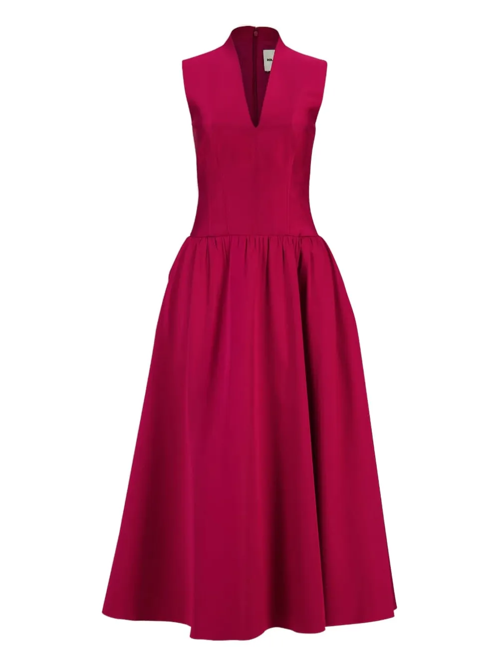 Roland Mouret taffeta ball-skirt dress | Pink | Image 1