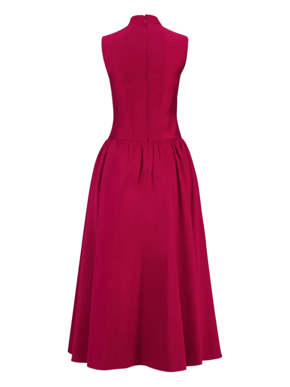 Roland Mouret taffeta ball-skirt dress - Roze