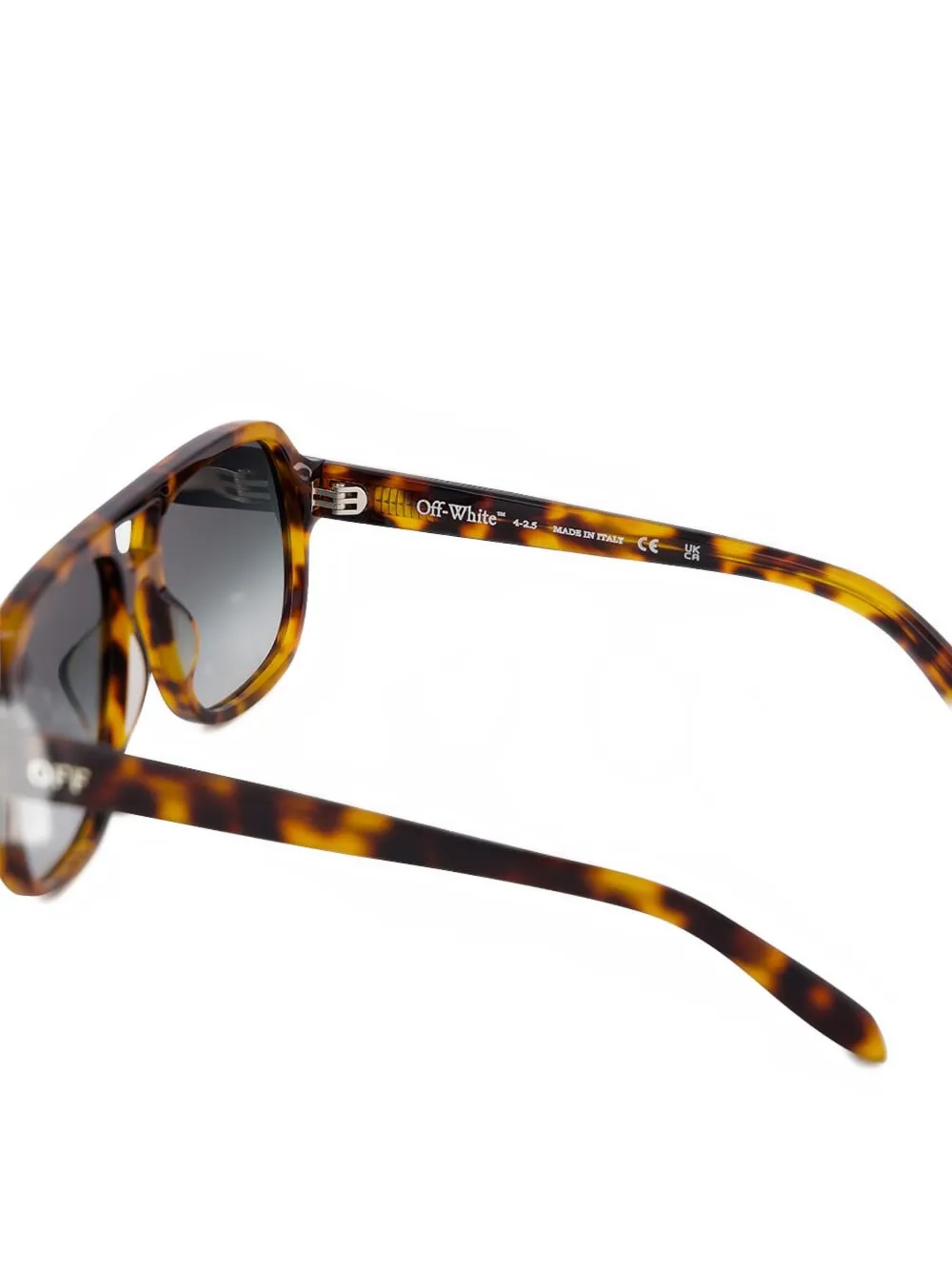 Off-White Forks zonnebril Bruin