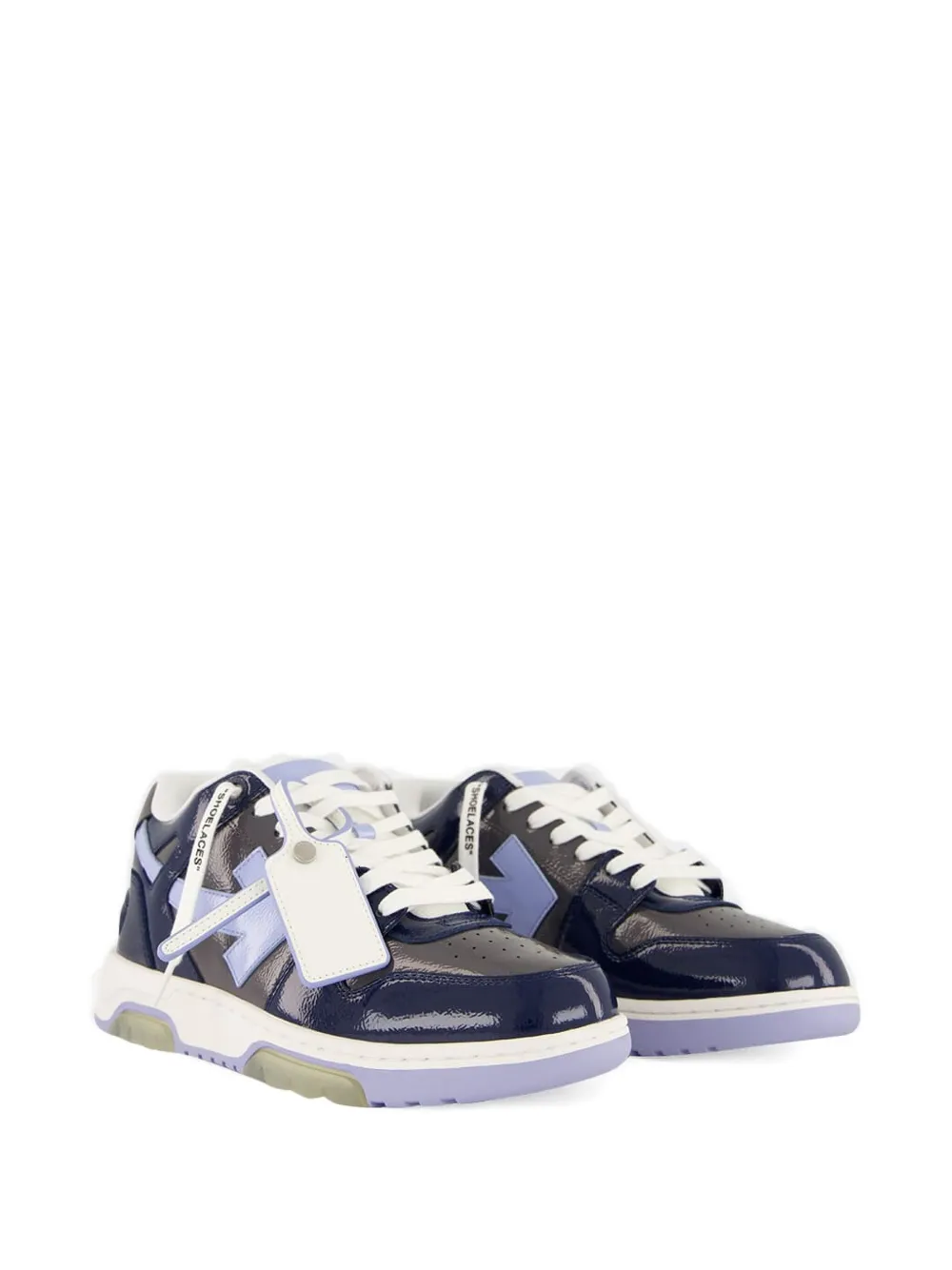 Off-White Leren sneakers Blauw