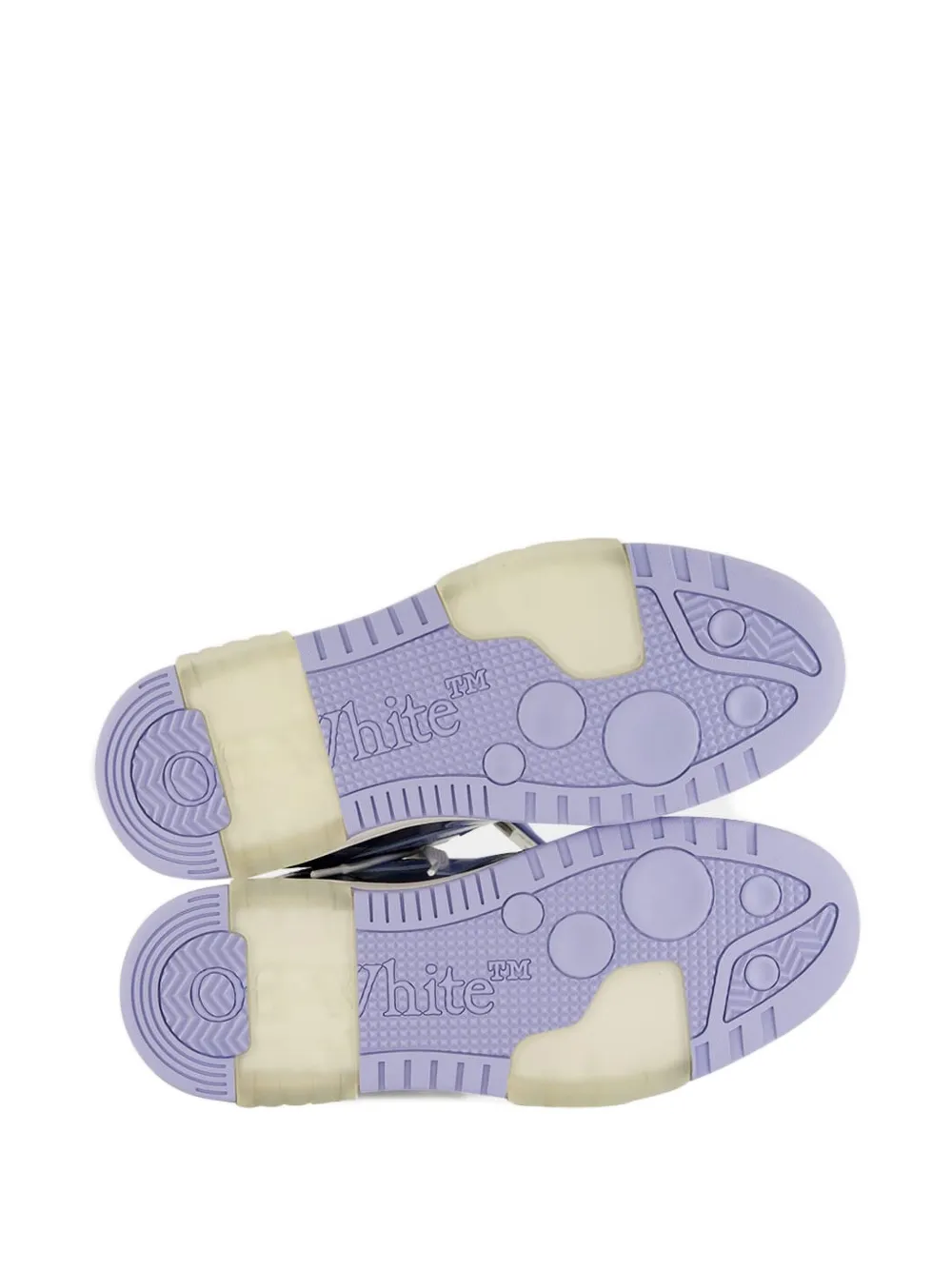 Off-White Leren sneakers Blauw