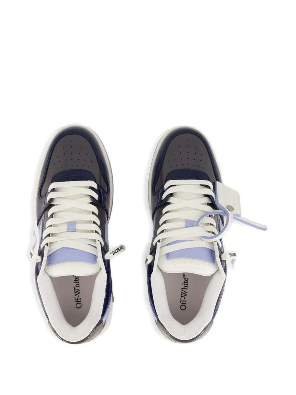 Off-White Leren sneakers Blauw