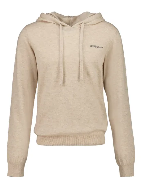 Off-White cashmere hoodie