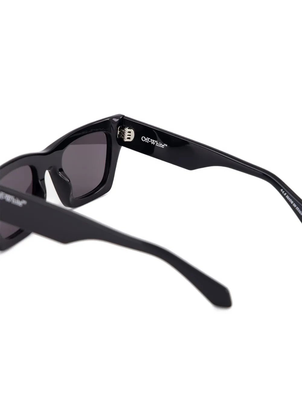 Off-white Eyewear Davie Geometric Sunglasses In Black