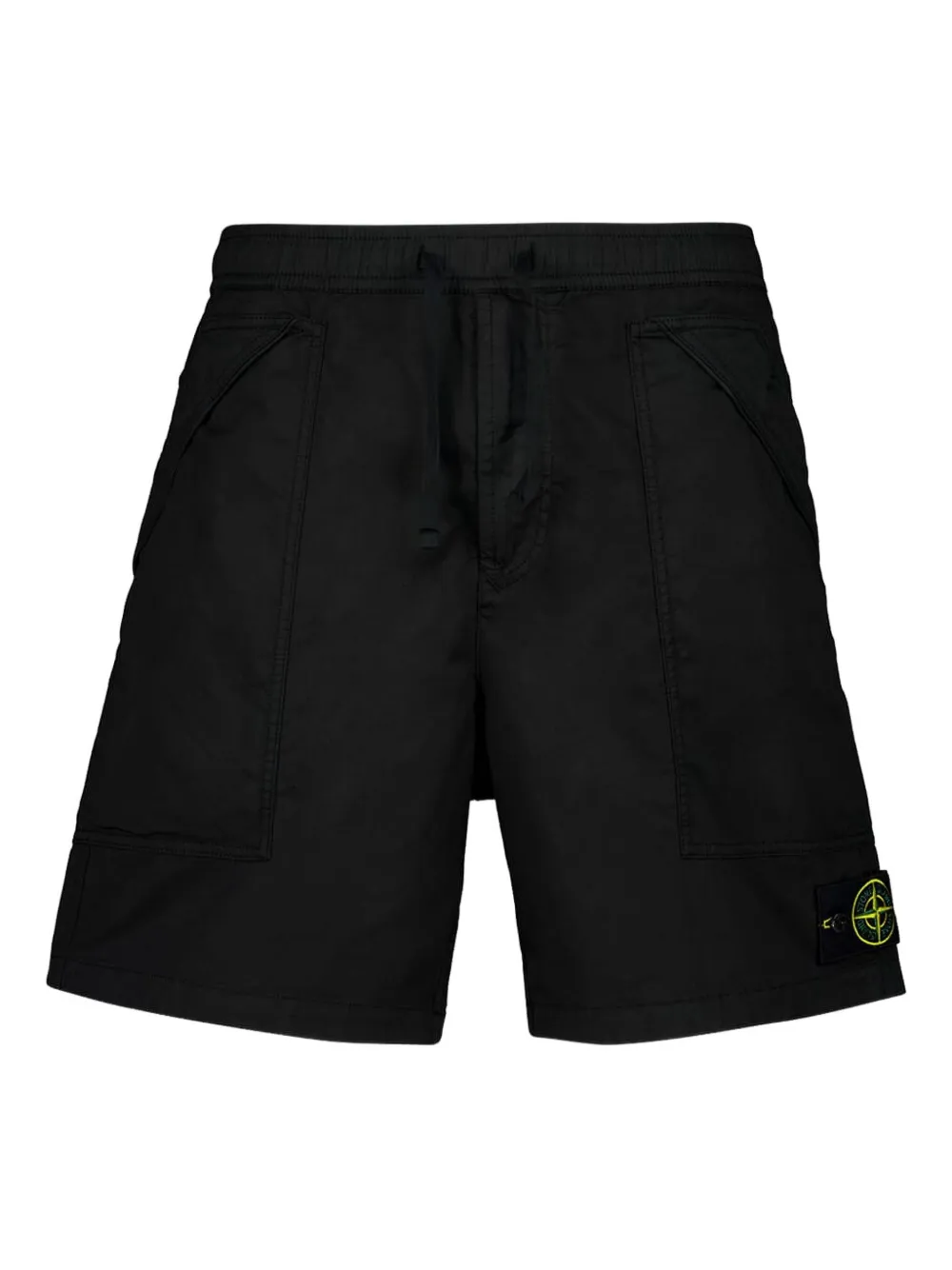 Stone Island logo-patch shorts | negro | Image 1