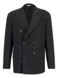 Boglioli double-breasted checked blazer - Grey