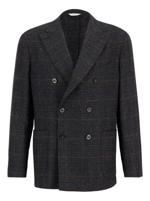 Boglioli double-breasted checked blazer