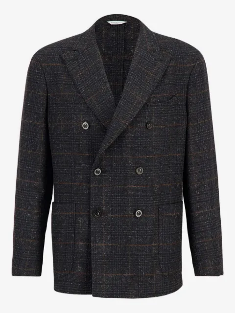 Boglioli double-breasted checked blazer
